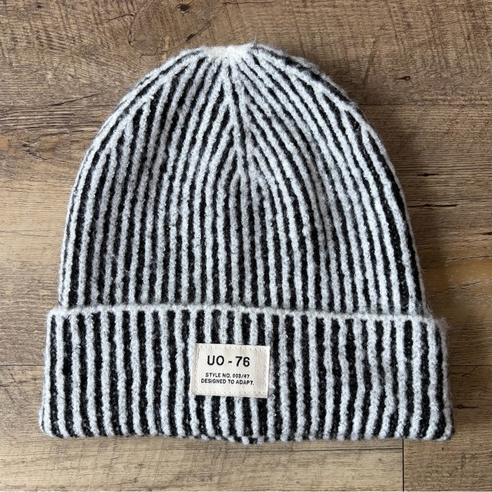 Urban Outfitters UO-76 Striped Knit Beanie